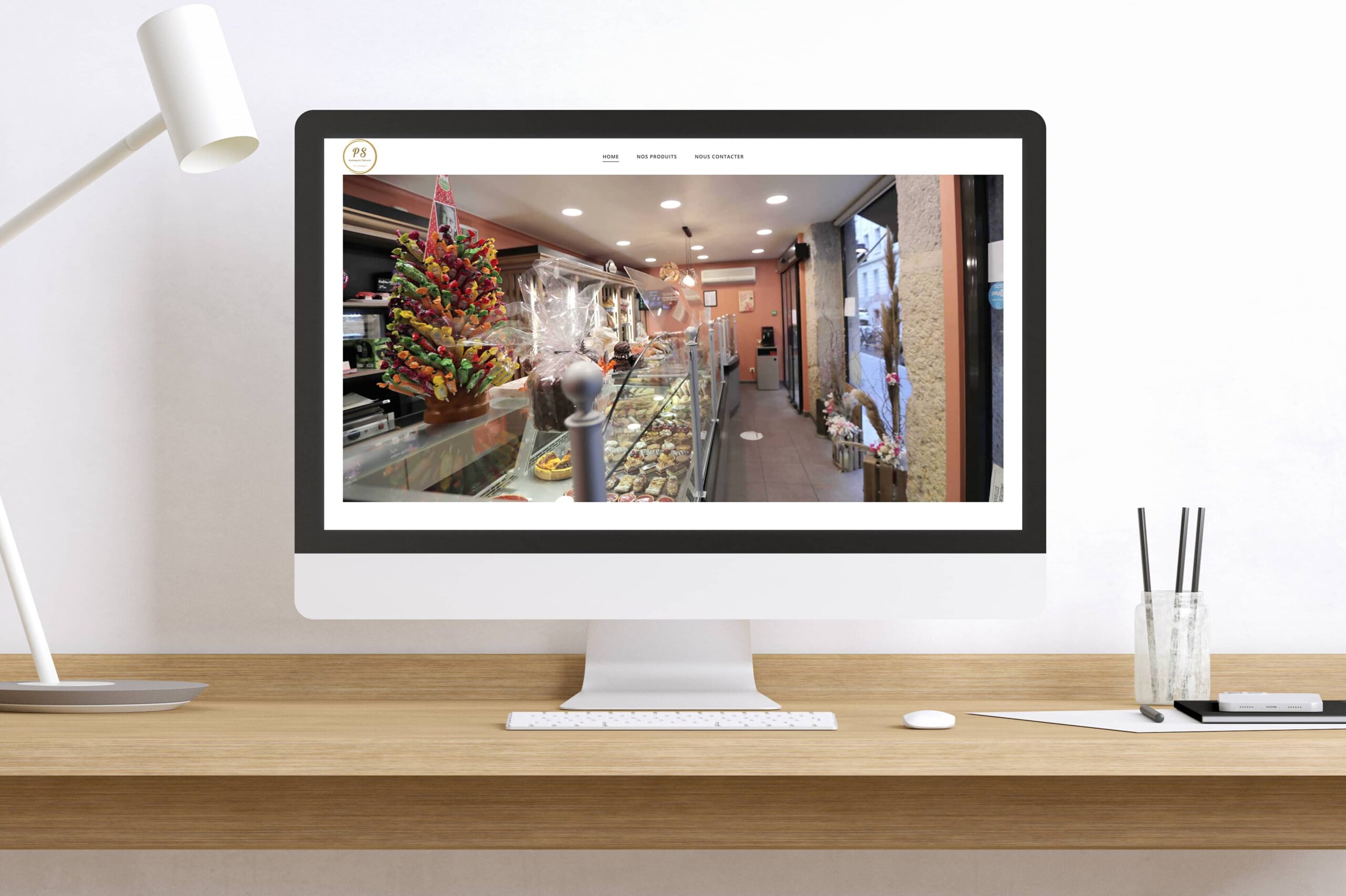 Mockup du site boulangeriepaulineetsteve.fr
